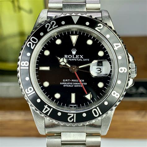 rolex gmt 16700 ser u|rolex gmt 16700 bezel position.